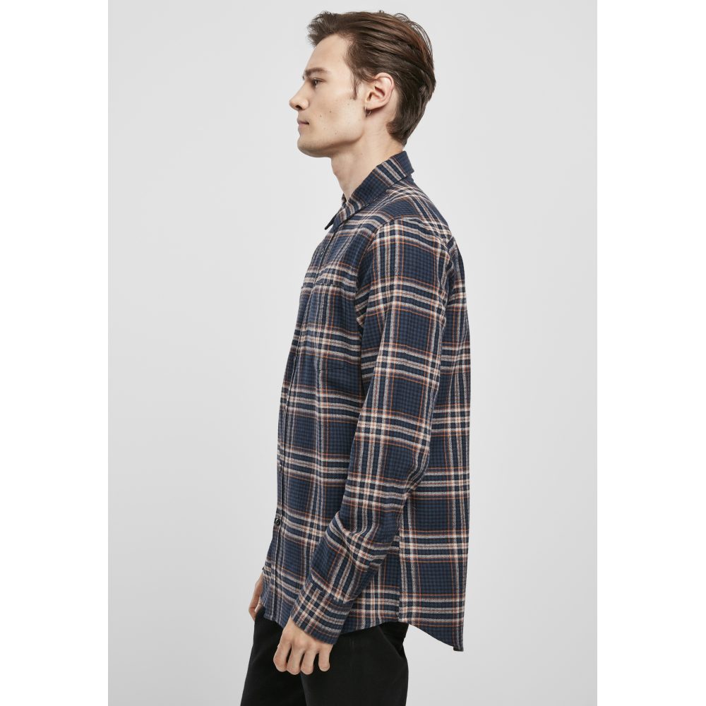Urban Classics - Checked Campus Chemisier - Bleu